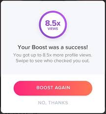 A boost essentially puts your profile closer to the front of the queue for more profiles over the space of 30 minutes. When You Should Use Tinder Boost