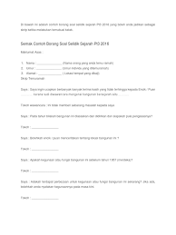 Contoh kerangka kasarmasih ada lagi kalangan pelajar yang merupakan calon pt3 kebingungan untuk memulakan kerja kursus sejarah. Contoh Folio Sejarah Pt3