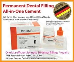 They're simply pushed into a cavity using your finger and only retained by locking into undercuts. Do It Yourself Permanent Tooth White Filling Cement Kit High Strength By Permanent Filling Material Shop Online For Health In Singapore