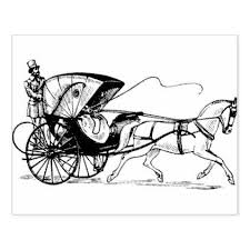 Carriage With Running Horse Rubber Stamp Vintage Gifts Retro Ideas Cyo Shadow Art Cute Coloring Pages Horses