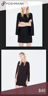 Zara Rare Black Cape Dress Cape Dress Clothes Design Fashion