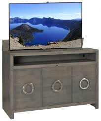 Our Newest Tv Lift Cabinet Enclave Gray Tv Lift Cabinet Pop Up Tv Cabinet Hidden Tv