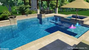 My Pool Features List Choose Custom Pool Spa Options Custom Pools Pool Spa Pool