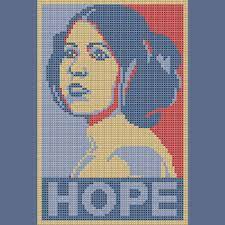 Thank you very much for sharing this great pattern ! Princess Leia Hope Star Wars Cross Stitch By Stitchbucket Star Trek Cross Stitch Stitch Patterns Cross Stitch