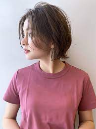 大人に嬉しい ふんわり感 を叶えてくれるレイヤーボブ lee アジア人 ショートヘア ショートヘア 女の子 レイヤーボブ