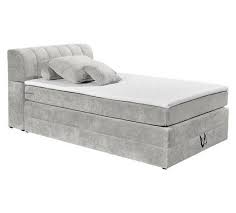 Boxspringbett 120x200 In Hellgrau Online Kaufen Boxspringbett Bett Boxspringbett 120