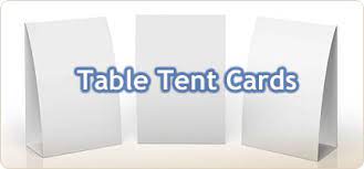 Unless you want to make your tent cards highly customized and have a different note card for every person. Table Tent Cards