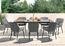 Fire pits tables are primarily used to make starting and keeping a fire easy, but you can also find plenty more that don't sacrifice style. Aruba 8 Seat Dining Set With Fire Pit Table