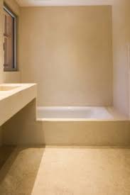 Prachtig inspiratiebeeld interesse in tadelakt leem betonstuc. Salle De Bain En Tadelakt Tropical Bathroom Marseille By T3 Architecture Houzz