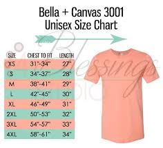 Bella Canvas 3001 Size Chart T Shirt Mockup Flat Lay Adult Size Guide Usa Inches Chart Table Jpeg Psd Editable Download T Shirt Tee Mock Up