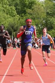 Malachi James destroys meet records in the 100 and 200 in historic  Burlington County Open sprint performance!!!!!!!!