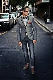 Graues Sakko Graues Businesshemd Dunkelblaue Jeans Braune Leder Oxford Schuhe Fur Herren Con Imagenes Moda Hombre Ropa De Hombre Moda Estilo