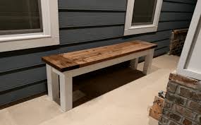 How to build a rustic outdoor bench. 18 Homemade Dining Bench Plans You Can Diy Easily