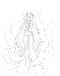 27.04 kb use the download button to find out the full image of kitsune coloring pages printable, and. Kitsune Lineart Google Search Anime Lineart Kitsune Cute Drawings