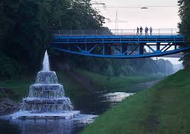 In landscape architecture and garden design, a water feature is one or more items from a range of fountains, jeux d'eau, pools, ponds, rills, artificial waterfalls, and streams. Waste Water Fountain Kwy Studio