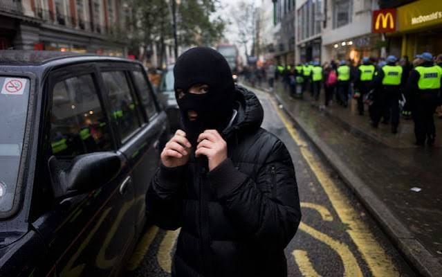 Face coverings are not the British way. They must be banned in public