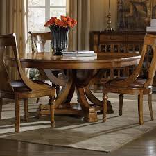 Tynecastle 60in Round Dining Table W 1 18in Leaf Round Pedestal Dining Dining Table Round Pedestal Dining Table