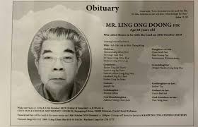 In 1991 ling won 51.4% of votes against people s action party s (pap) candidate, dr seet ai mee, who had obtained 48.6. Our Deepest Condolences To Lion Ling Lions Of Sitiawan Facebook