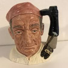 Royal Doulton Toby Mug Bootmaker D6572 Character Jug Williamsburg Lg  Vintage