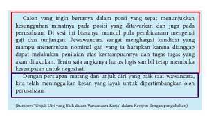Tujuan merupakan pengantar tentang topik yang akan dijelaskan dalam teks. Kata Kerja Imperatif Dalam Teks Prosedur Kiat Berwawancara Kerja Kumpulan Kerjaan