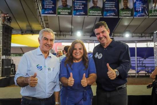 Ontem participei de um importante encontro político com prefeitos e  prefeitas, ouvindo as propostas dos nossos candidatos ao Governo do Estado  Eduardo Riedel e ao Senado Reinaldo Azambuja , Capitão Contar. Um