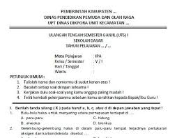 Soal Uts Ipa Kelas 5 Semester 1 Dan Kunci Jawaban Ilmu Pengetahuan Alam Geografi Matematika Sma Ilmu Pengetahuan Alam