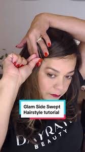 Elegant Side Swept Hair Tutorial