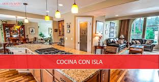 Queremos ofrecer una forma diferente de acceder a la cocina de. Diseno De Cocinas Con Isla Arte En Bano