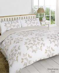 Black Gold And Cream Bedding Stephanie Gold Cream Beige Butterfly Reversible Duvet Quilt Cover Bedding Set Butterfly Duvet Cover Bed Linen Sets Duvet Cover Sets