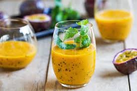Non Alcoholic Passion Fruit Cocktail Recipe Foodal Recipe Passion Fruit Smoothie Recipes With Fruit Cocktail Fruit Smoothie Recipes