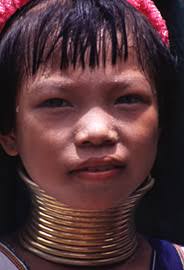 Many cultures and periods have made neck rings, with both males and females wearing them at various times. Stretching Necks On The Thai Burma Border