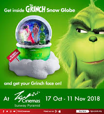 Tgv cinemas sunway pyramid kuala lumpur, malaysia. Tgv Cinemas The Grinch Has Arrived At Tgv Cinemas Facebook