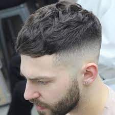 High Fade With Cropped Top And Beard Mens Hairstyles Short Mens Hairstyles Thick Hair Short Hair Styles