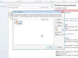 Video Organize Email By Using Folders Folder Organization Work Organization Outlook