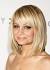 Shoulder Length Long Bob With Side Fringe