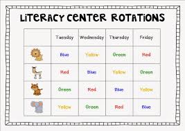 Kindergarten Literacy Center Rotation Chart 6 Best