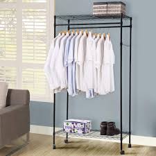 Maybe you would like to learn more about one of these? Homebi Garment Rack Metal Clothing Rack Coat Organizer Laundry Closet Storage Entrway Shelving Unit With Hanger And 2 Tier Durable Shelf For Shoes Clothes Storage In Black 23 6 Wx13 19 Dx63 H Garment Racks Home Kitchen