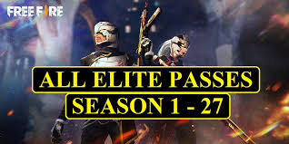 Di permainan garena free fire, kamu pasti pernah menjumpai istilah elite pass. Free Fire All Season Elite Passes Season 1 To 27 Mobile Mode Gaming