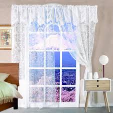 Be inspired by decades gone by with our vintage style, collecting together art deco inspired net curtains and floral period lace to help you get the look in your home. Lace Curtains For Windows Net Curtains White Vintage Curtains 90 Drop Viole Curtains 152x228cm White 1 White Buy Online In Honduras At Honduras Desertcart Com Productid 116906078