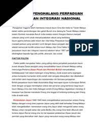 Pihak british tidak langsung menitikberatkan perpaduan rakyat berbilang kaum di negara ini. Faktor Penghalang Perpaduan Kaum Dan Integrasi Nasional