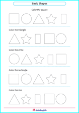 2d shape attributes chart worksheets sb11818 sparklebox shapes worksheets 2nd grade worksheets geometry worksheets the first section is all about different types of triangles equilateral isosceles scalene as well as right acute and obtuse triangles. Grade 1 Basic Shapes Geometry Math School Worksheets For Primary And Elementary Math Education