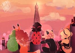 Miraculous ladybug wallpaper miraculous ladybug fan art meraculous ladybug ladybug comics lady bug ladybug und cat noir marinette et adrien catty noir american girl. Paris Miraculous Ladybug And Art Image 6509758 On Favim Com