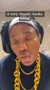 This trend is easy o. If I can do this trend so easily like this, woriz  stopping you from doing your own #fyp #asokamakeup #asoka #makeuptransition