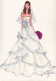 Illustrative Moments By Debi Griffin The Bridal Circle Dress Sketches Wedding Dress Sketches Wedding Dress Illustrations
