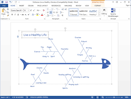 Create Fishbone Diagram For Word