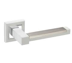 Our contemporary door handles have been carefully selected from reputable brands and manufacturers, so you know you are purchasing quality when you choose contemporary door handles from more4doors. Ultra Modern White Door Handles With Duo Chrome Finish Handle King Uk