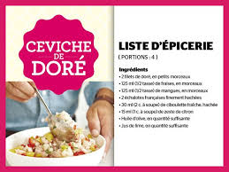 La Recette De Ceviche De Dore De Mario Pelchat Et De Son Epouse Claire Videos Food Oatmeal Breakfast