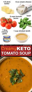Creamy Keto Tomato Soup Recipe Low Carb Soup Recipes Keto Recipes Easy Keto Diet Recipes
