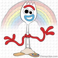 Clip Art Of Forky From Toy Story 4 Toystory4 Forky Toy Story Coloring Pages Disney Drawings Disney Art