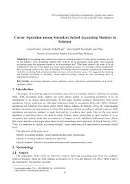The first three founder faculties were faculty of agriculture, faculty of forestry and faculty. Pdf Career Aspiration Among Secondary School Accounting Students In Selangor